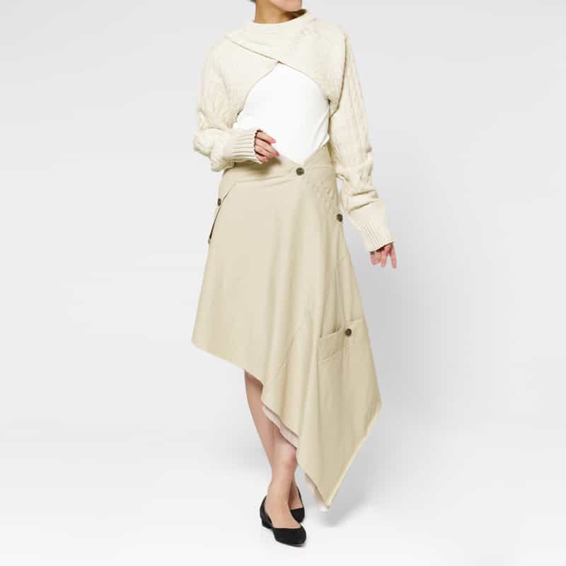 SONIA CARRASCO SONIA CARRASCO ＜ソニア カラスコ＞ トレンチ風スカート BEIGE