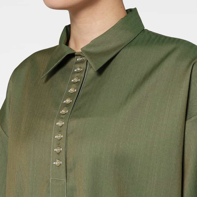 SONIA CARRASCO SONIA CARRASCO ＜ソニア カラスコ＞ ポロドレス GREEN