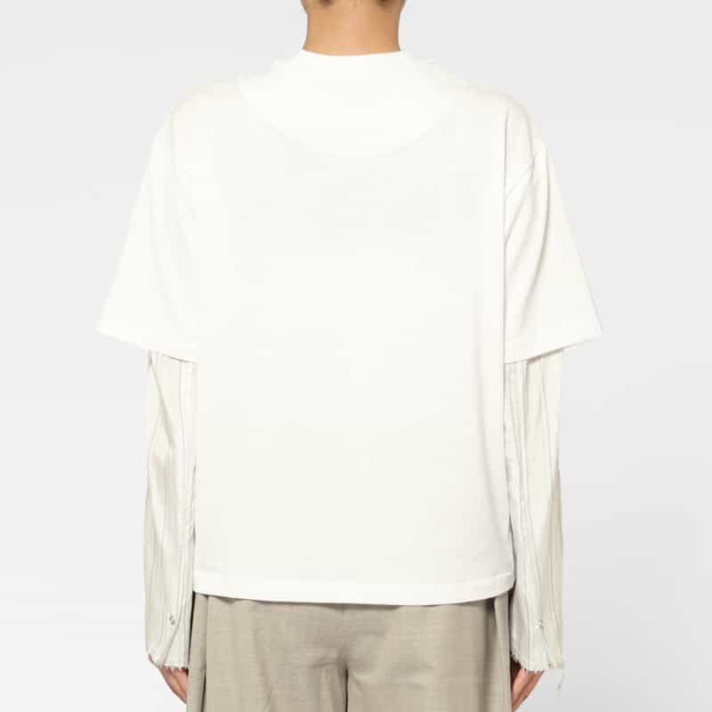 SONIA CARRASCO SONIA CARRASCO ＜ソニア カラスコ＞ 異素材コンビネーションカットソー WHITE