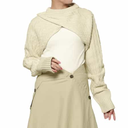 SONIA CARRASCO ＜ソニア カラスコ＞ クロップドニットプルオーバー