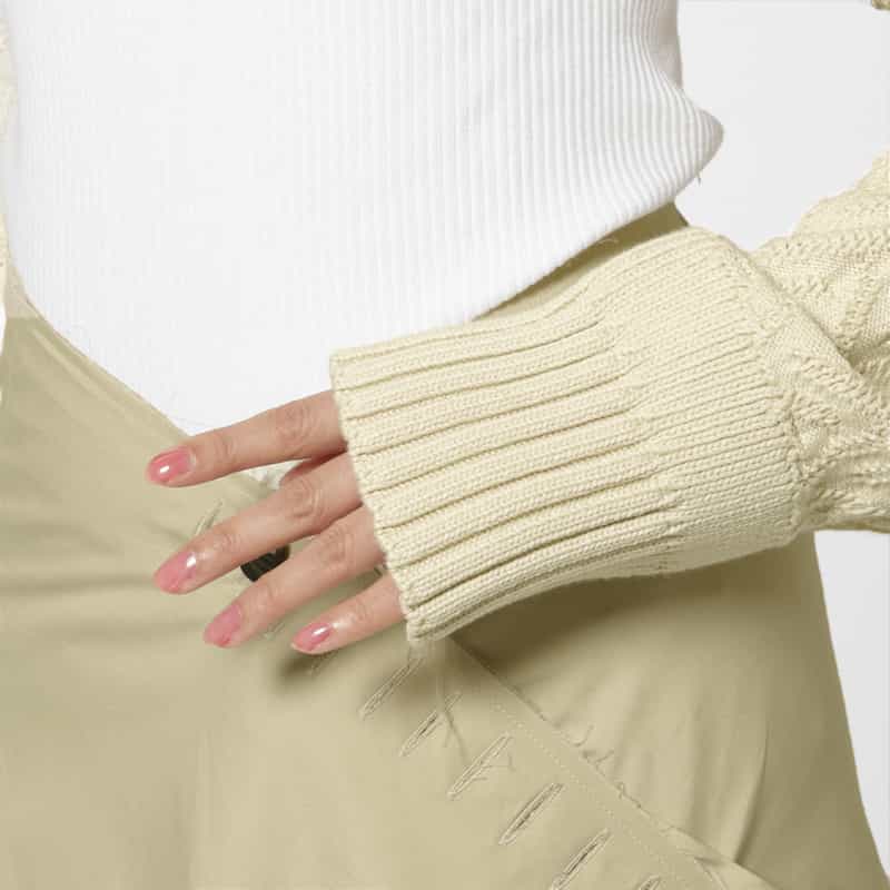 SONIA CARRASCO SONIA CARRASCO ＜ソニア カラスコ＞ クロップドニットプルオーバー BEIGE