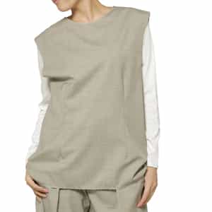 SONIA CARRASCO ＜ソニア カラスコ＞ ウール素材スリーブレスブラウス