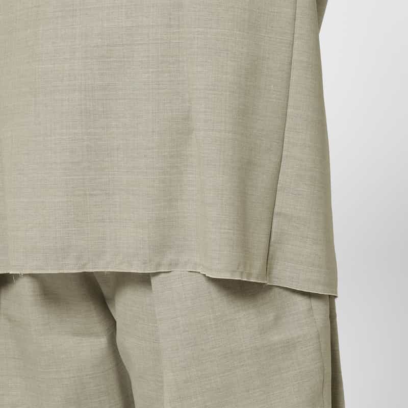 SONIA CARRASCO SONIA CARRASCO ＜ソニア カラスコ＞ ウール素材スリーブレスブラウス GRAY