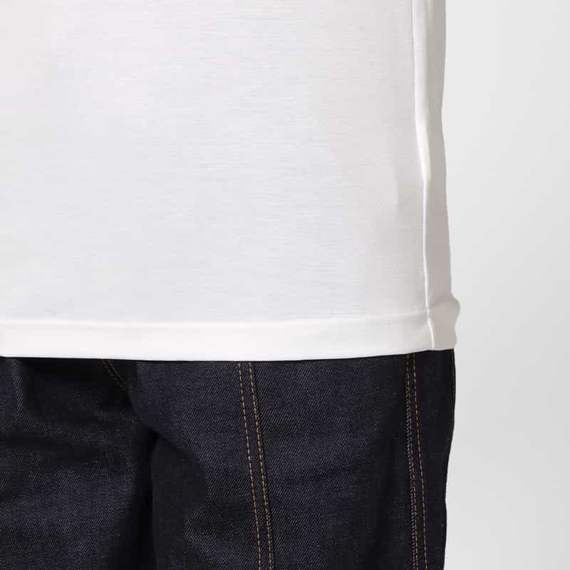 BARNEYS NEW YORK ウォッシャブル マルチカラープリントロゴTシャツ WHITE