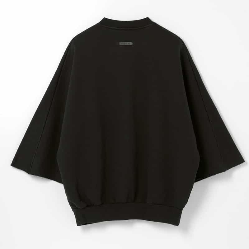 FEAR OF GOD FEAR OF GOD ＜フィア オブ ゴッド＞ ショートスリーブスウェットプルオーバー BLACK