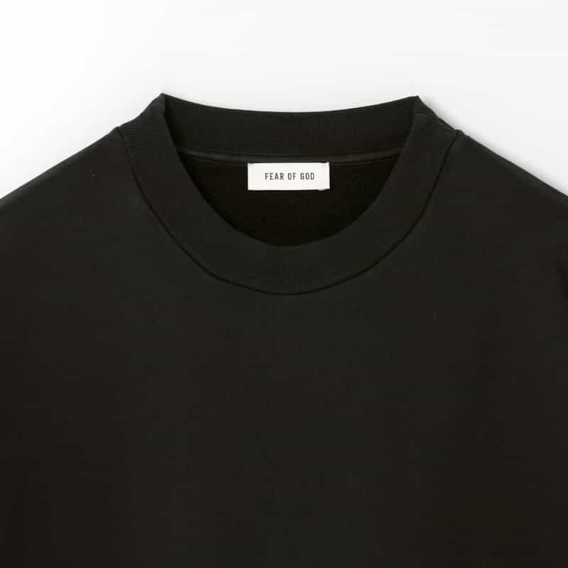 FEAR OF GOD FEAR OF GOD ＜フィア オブ ゴッド＞ ショートスリーブスウェットプルオーバー BLACK