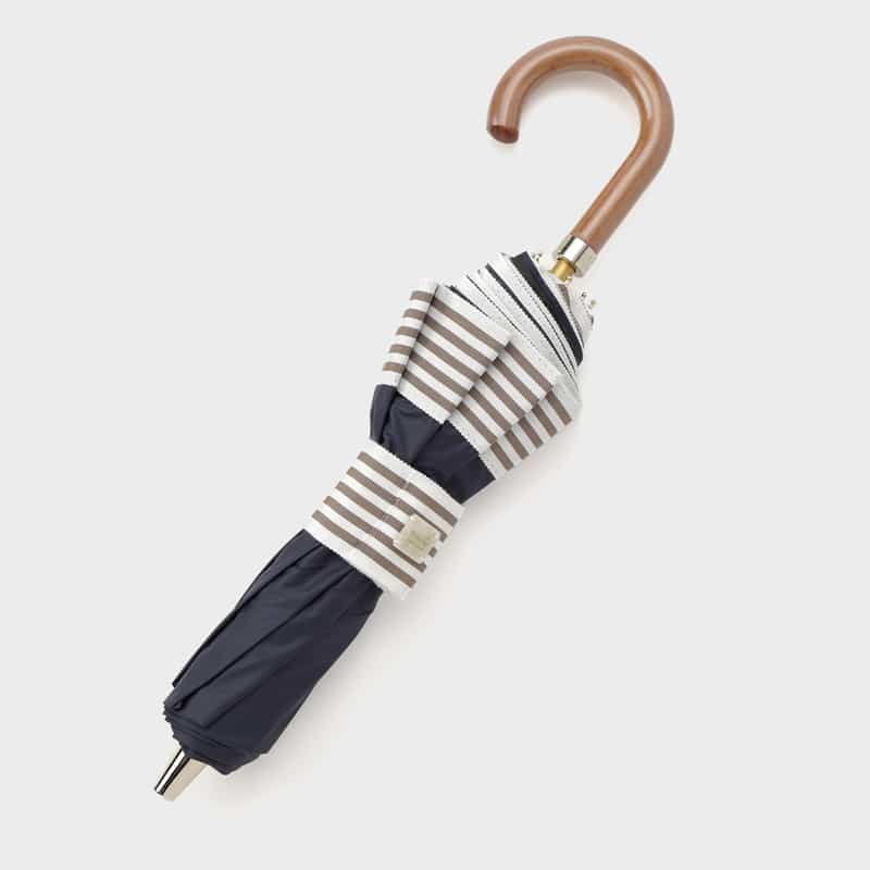 ATHENA NEW YORK ATHENA NEW YORK＜アシーナ ニューヨーク＞ 折り畳み傘（晴雨兼用） “SOHO STRIPE“ NAVY