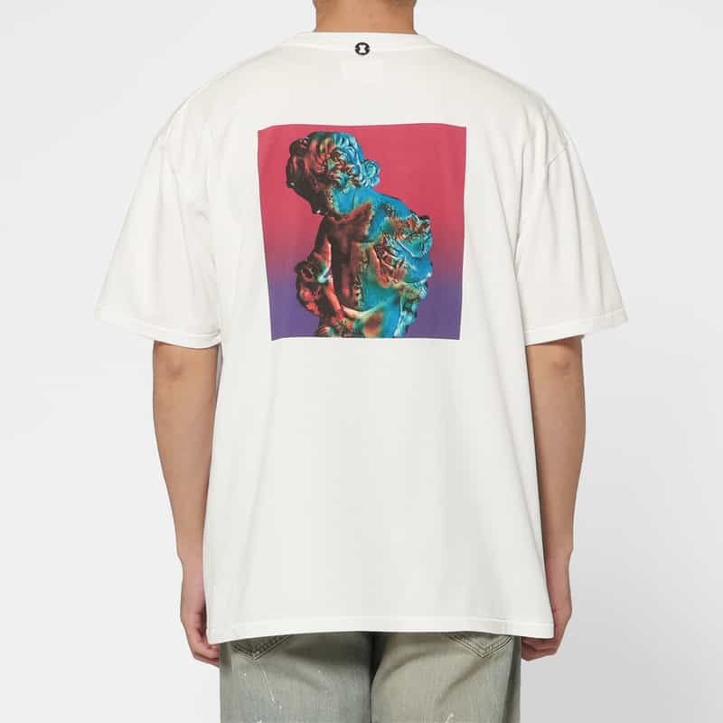 INSONNIA PROJECTS INSONNIA PROJECTS＜インソニア プロジェクト＞ バーニーズ　ニューヨーク限定 グラフィックTシャツ WHITE