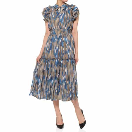 CORCOVADO ＜コルコバード＞ プリントシフォンドレス