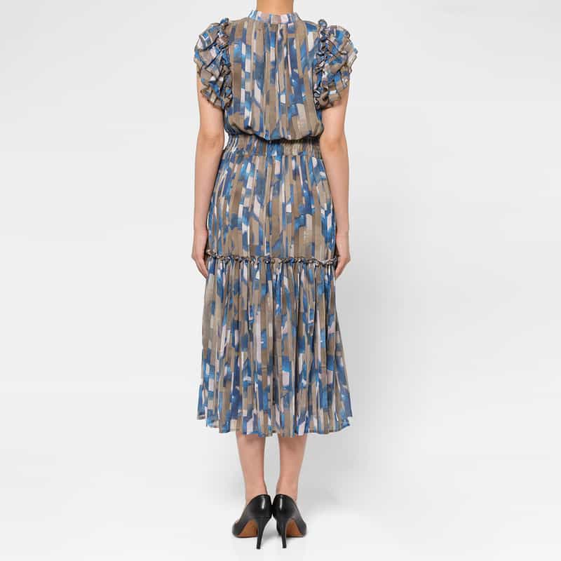 CORCOVADO CORCOVADO ＜コルコバード＞ プリントシフォンドレス MULTI COLOR