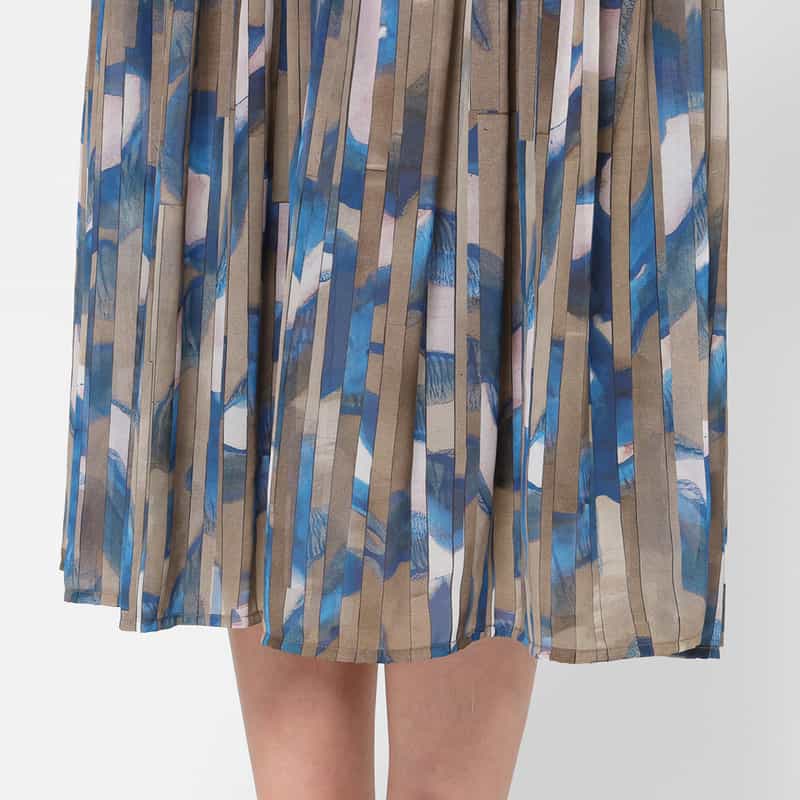 CORCOVADO CORCOVADO ＜コルコバード＞ プリントシフォンドレス MULTI COLOR