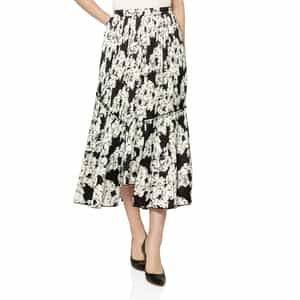 CORCOVADO＜コルコバード＞ フラワープリント ミディスカート