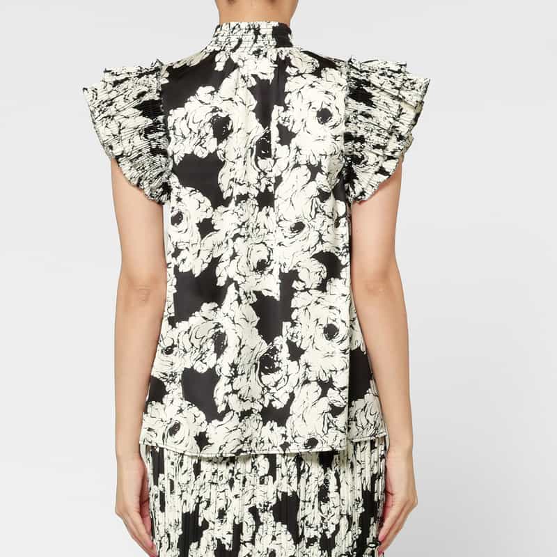 CORCOVADO CORCOVADO＜コルコバード＞ フラワープリント ブラウス MULTI COLOR