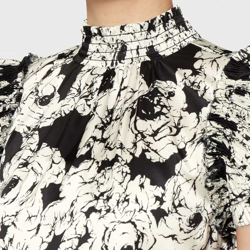 CORCOVADO CORCOVADO＜コルコバード＞ フラワープリント ブラウス MULTI COLOR