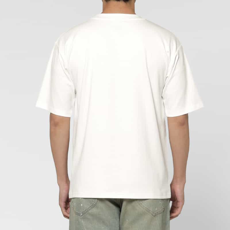 BARNEYS NEW YORK グラデーションロゴ入りTシャツ WHITE