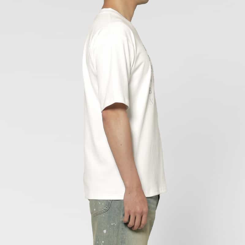 BARNEYS NEW YORK グラデーションロゴ入りTシャツ WHITE