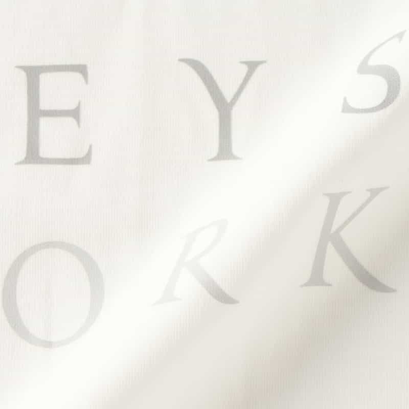 BARNEYS NEW YORK グラデーションロゴ入りTシャツ WHITE