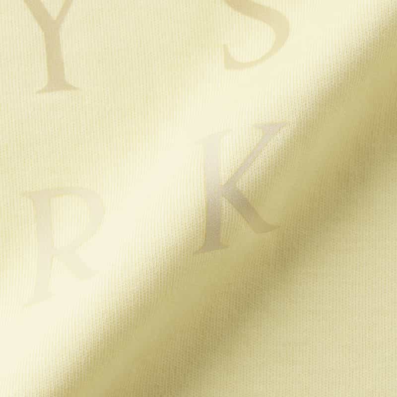 BARNEYS NEW YORK グラデーションロゴ入りTシャツ YELLOW