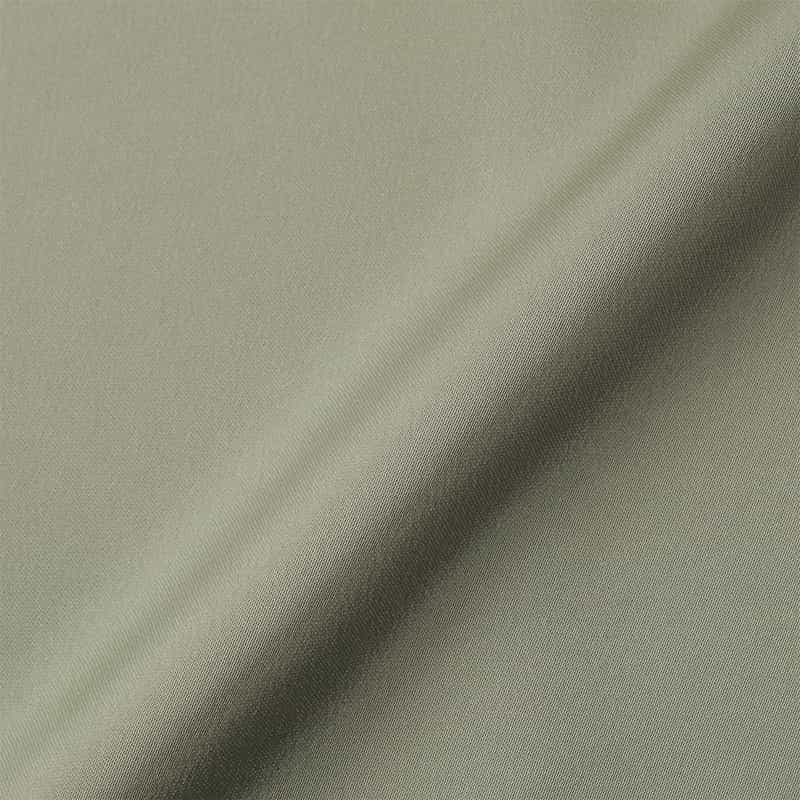 BARNEYS NEW YORK ウォッシャブル サテン素材Vネックウエストリボンブラウス LIGHT GRAY