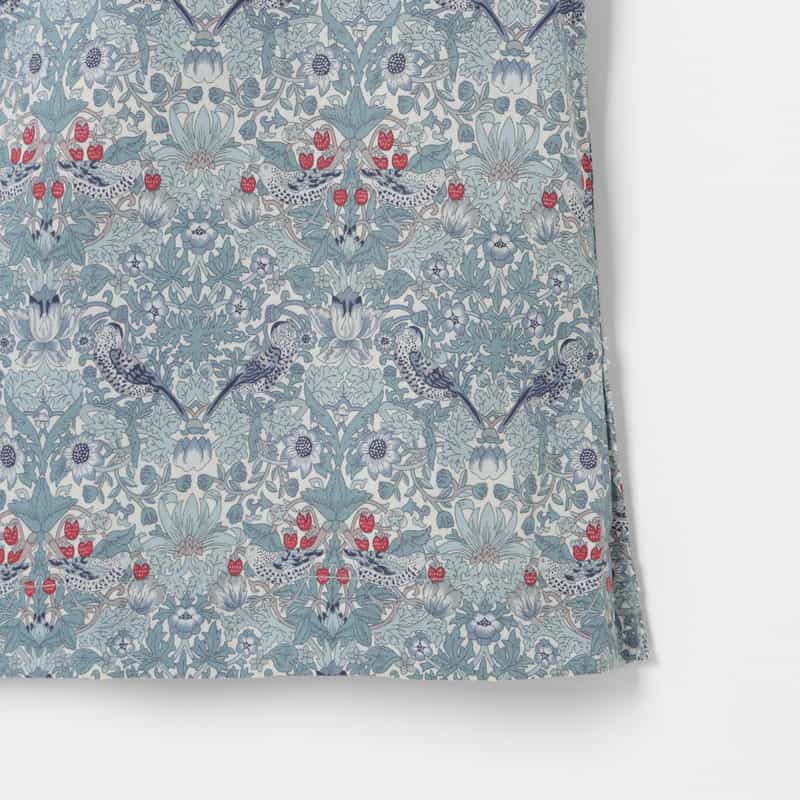 BARNEYS NEW YORK 花柄オープンカラーシャツ BLUE