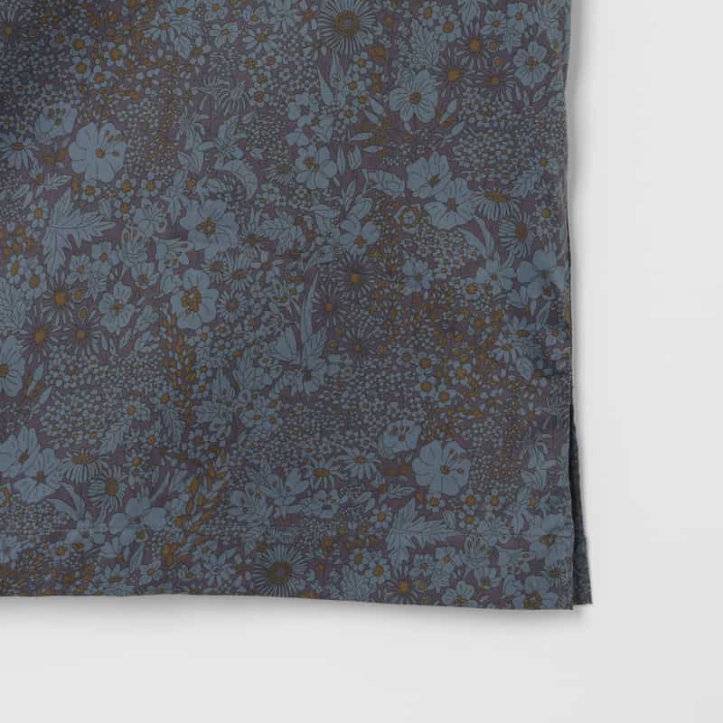 BARNEYS NEW YORK 花柄オープンカラーシャツ GRAY