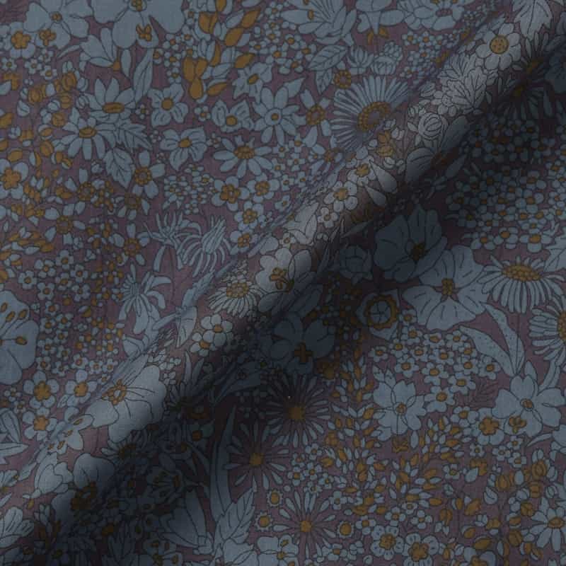 BARNEYS NEW YORK 花柄オープンカラーシャツ GRAY
