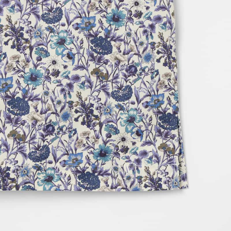 BARNEYS NEW YORK 花柄オープンカラーシャツ PURPLE
