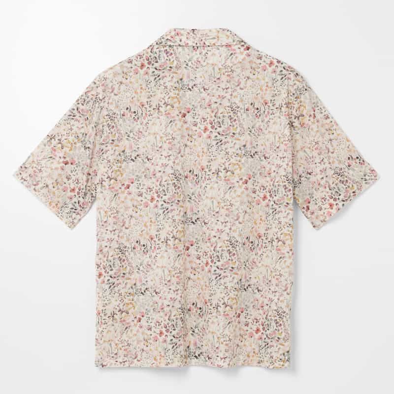 BARNEYS NEW YORK 花柄オープンカラーシャツ PINK