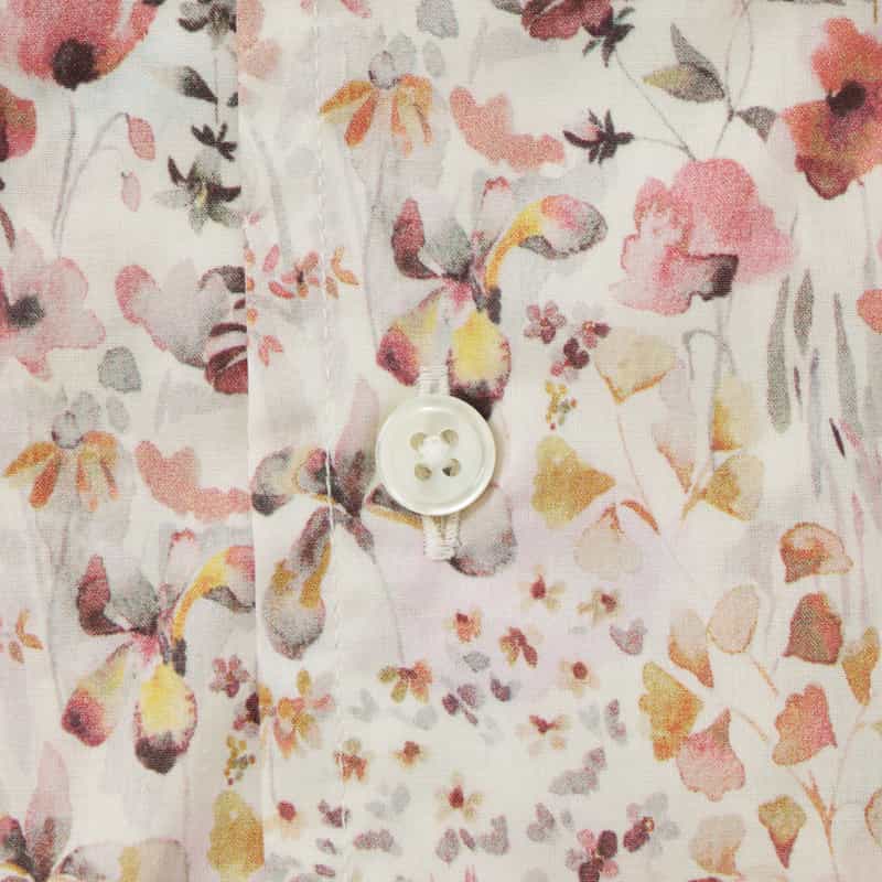 BARNEYS NEW YORK 花柄オープンカラーシャツ PINK