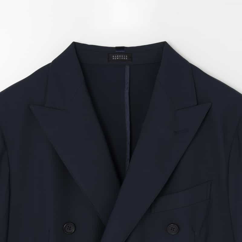 BARNEYS NEW YORK セットアップ ダブルブレストジャケット NAVY
