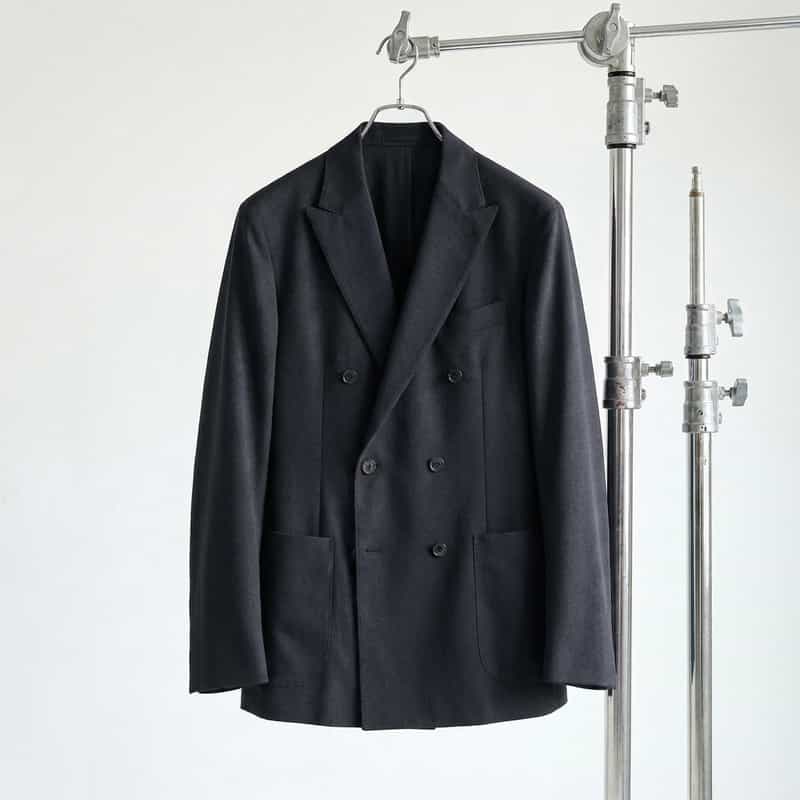 BARNEYS NEW YORK セットアップ ダブルブレストジャケット NAVY