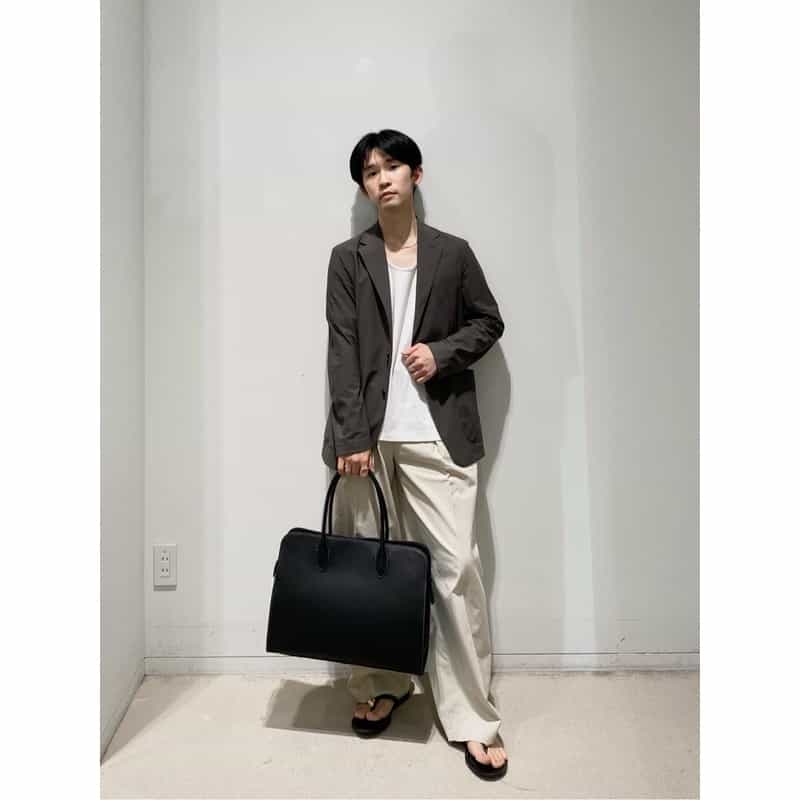 BARNEYS NEW YORK セットアップ シングルブレストジャケット BROWN