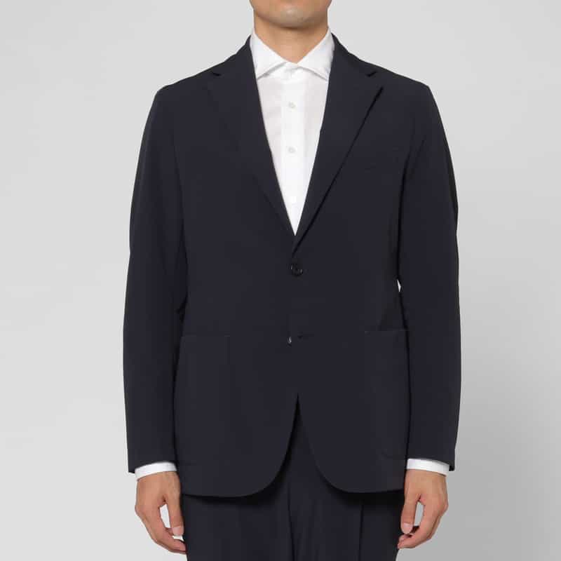 BARNEYS NEW YORK セットアップ シングルジャケット NAVY