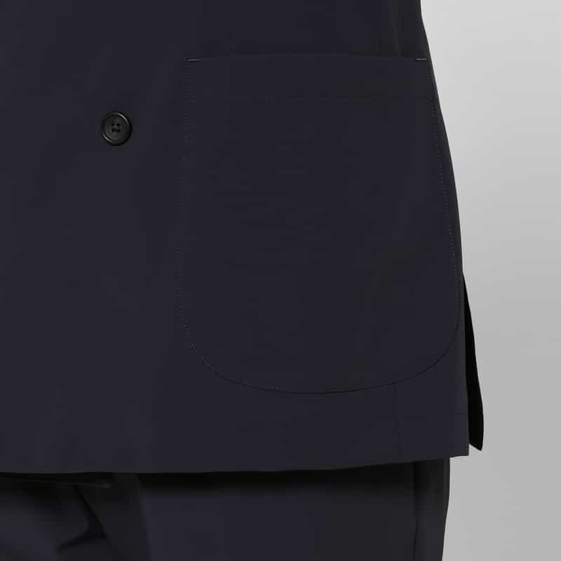 BARNEYS NEW YORK セットアップ シングルジャケット NAVY