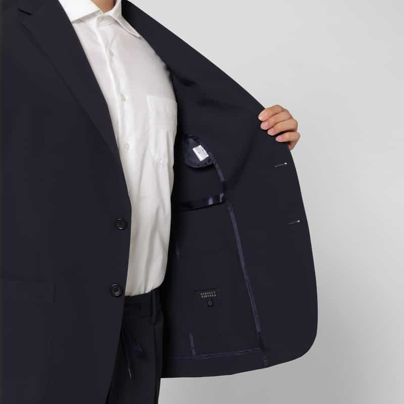 BARNEYS NEW YORK セットアップ シングルジャケット NAVY