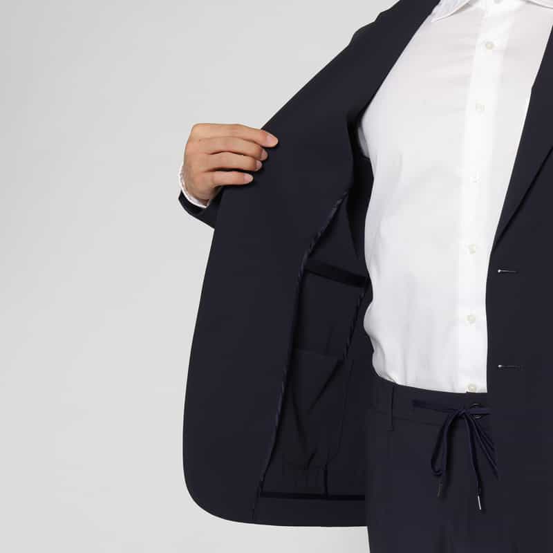 BARNEYS NEW YORK セットアップ シングルジャケット NAVY