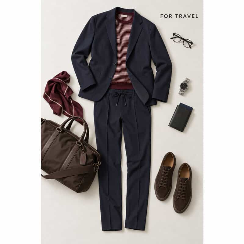 BARNEYS NEW YORK セットアップ ナイロンタフタシングルブレストジャケット NAVY
