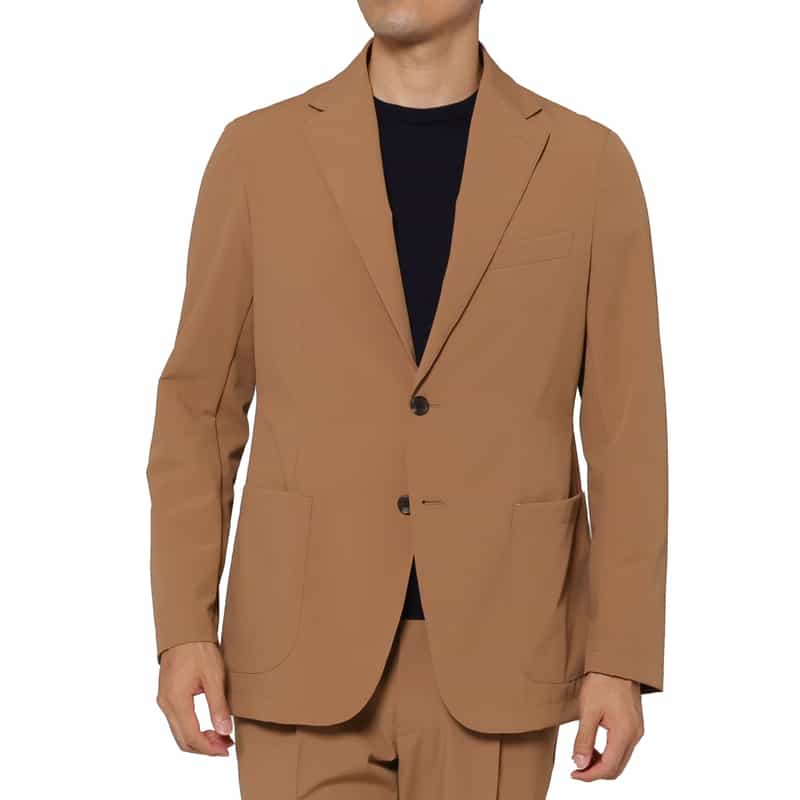 BARNEYS NEW YORK セットアップ シングルジャケット BROWN