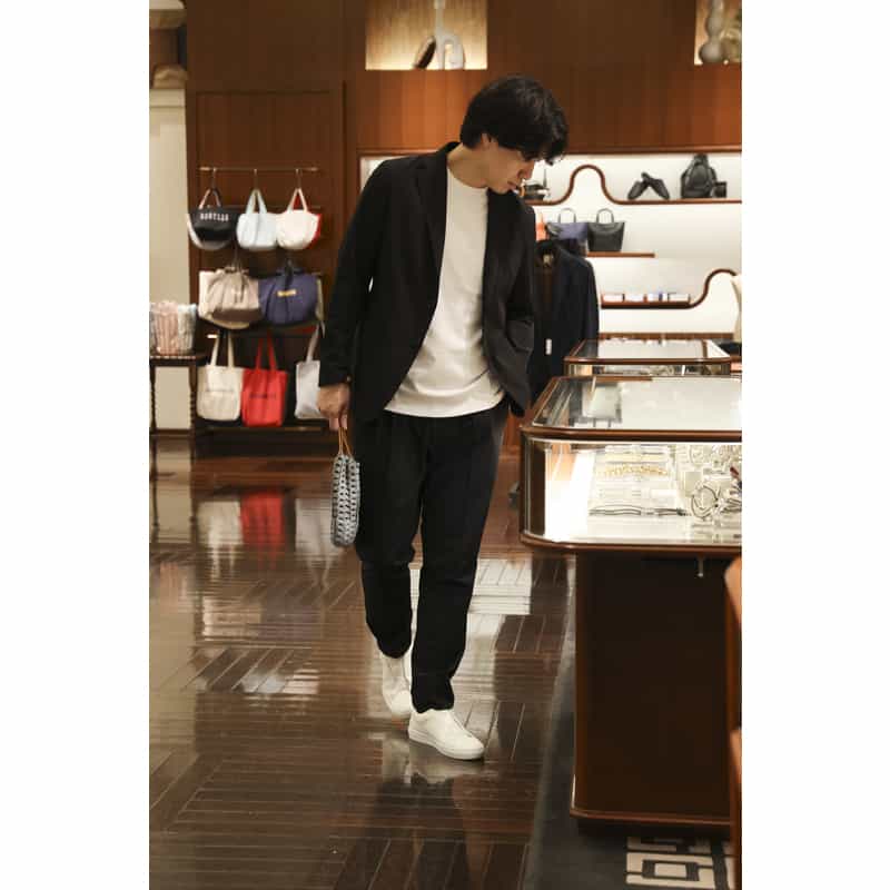 BARNEYS NEW YORK セットアップ シングルジャケット BLACK