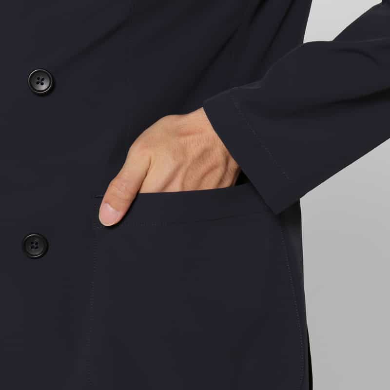 BARNEYS NEW YORK セットアップ ダブルブレストジャケット NAVY