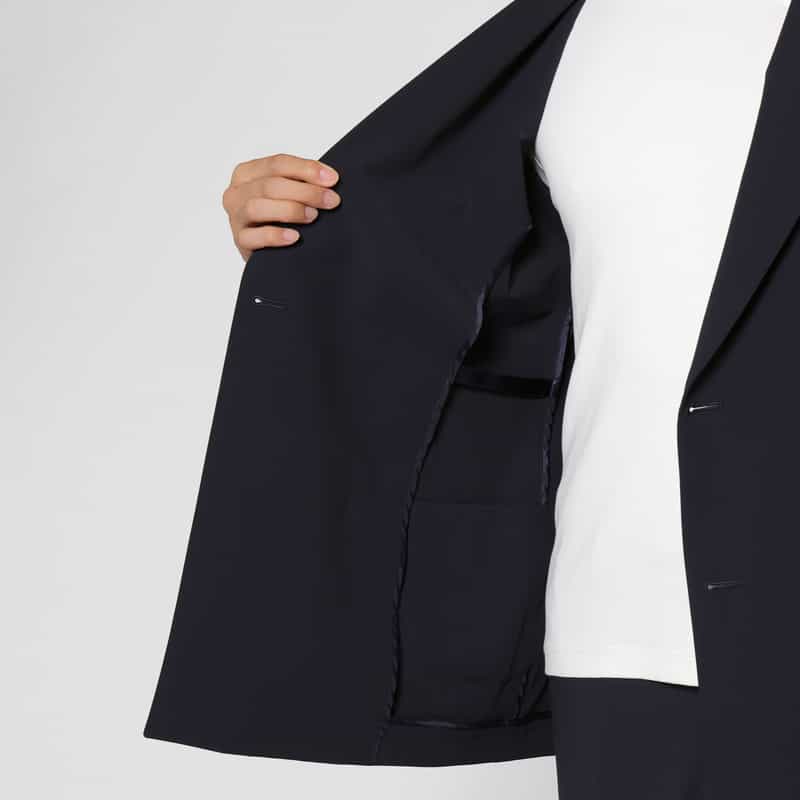 BARNEYS NEW YORK セットアップ ダブルブレストジャケット NAVY