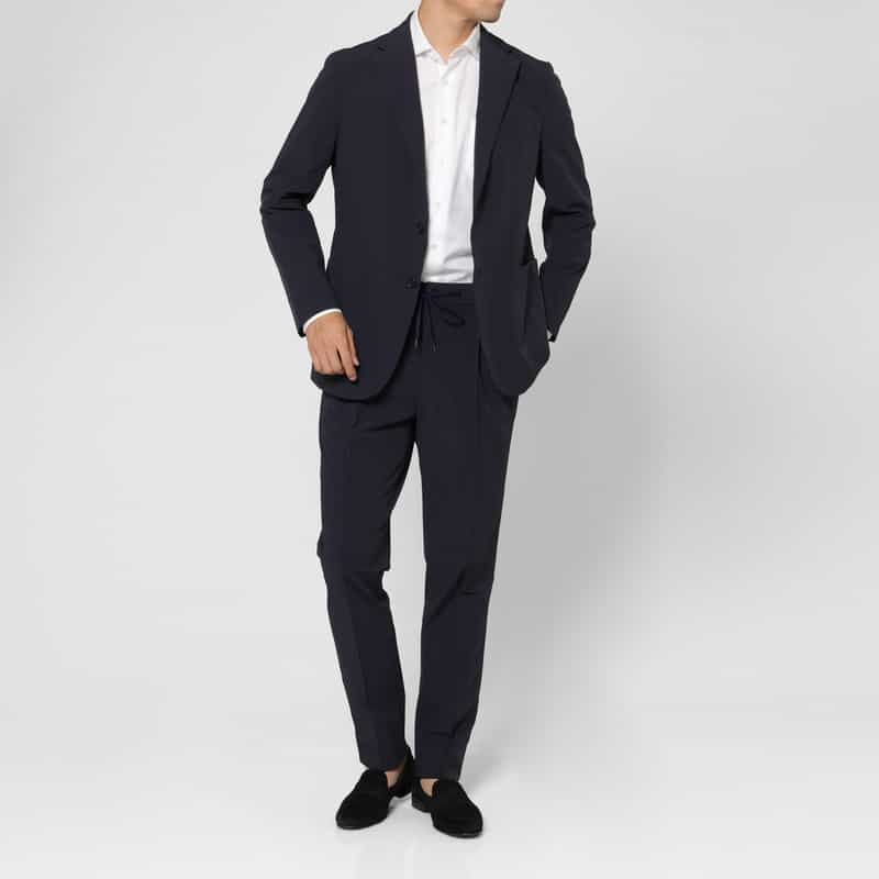BARNEYS NEW YORK セットアップ レギュラーパンツ NAVY