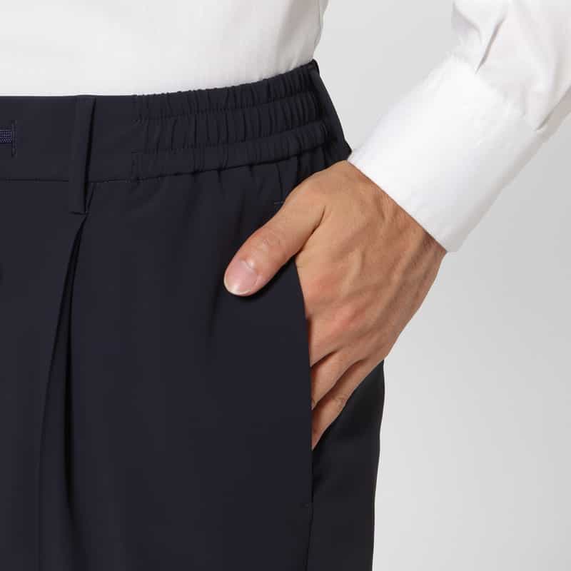 BARNEYS NEW YORK セットアップ レギュラーパンツ NAVY
