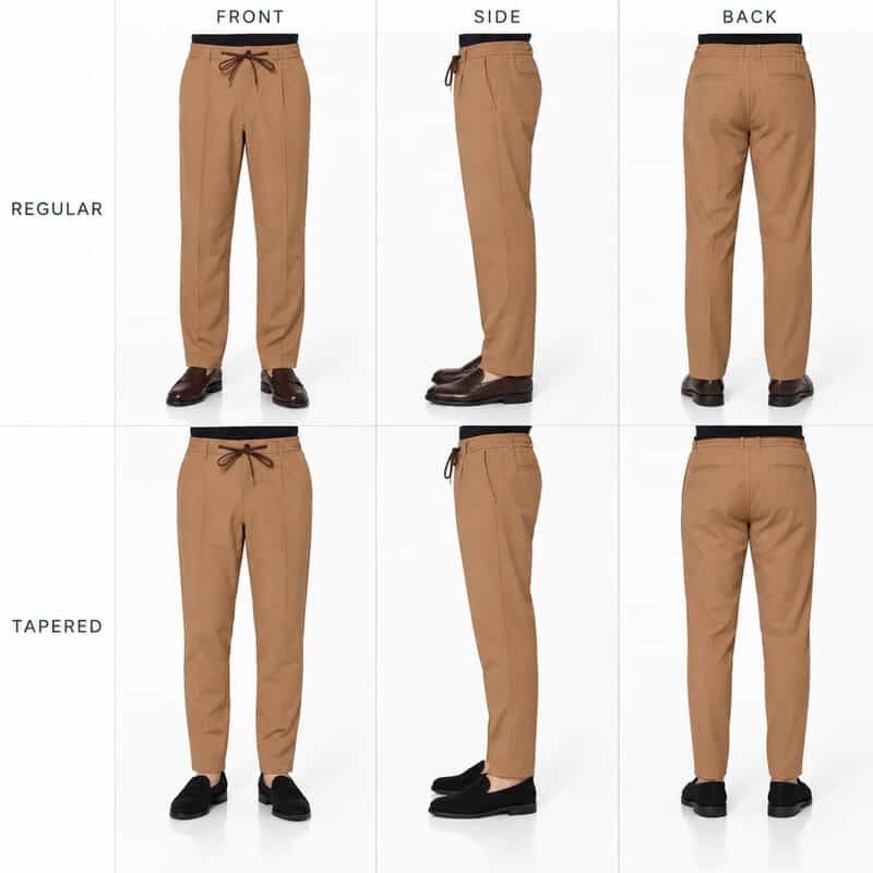 BARNEYS NEW YORK セットアップ ナイロンタフタレギュラーパンツ BROWN