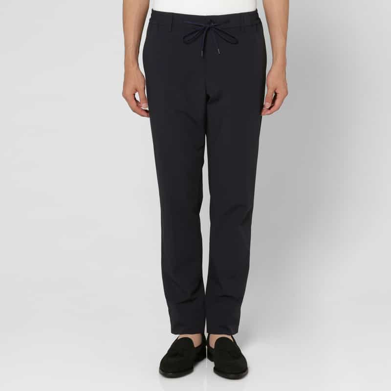 BARNEYS NEW YORK セットアップ テーパードパンツ NAVY