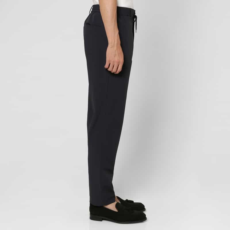 BARNEYS NEW YORK セットアップ テーパードパンツ NAVY