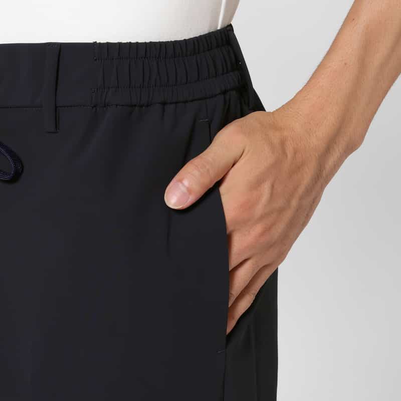 BARNEYS NEW YORK セットアップ テーパードパンツ NAVY