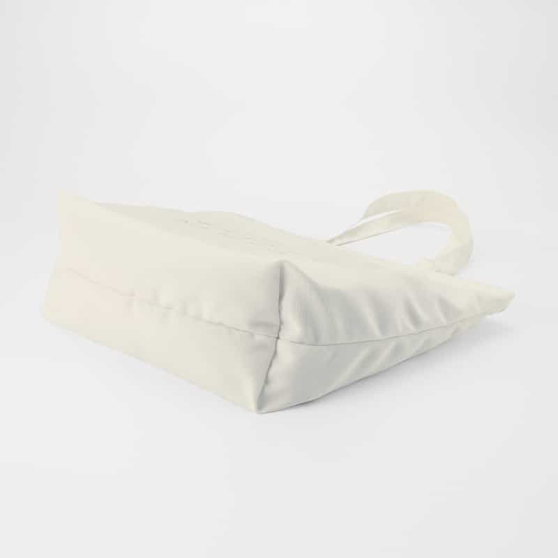 BARNEYS NEW YORK ロゴ入り ラージトートバッグ WHITE