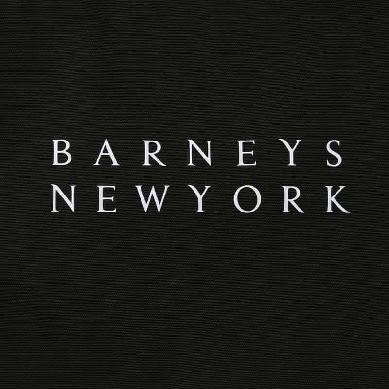 BARNEYS NEW YORK ロゴ入り ラージトートバッグ BLACK