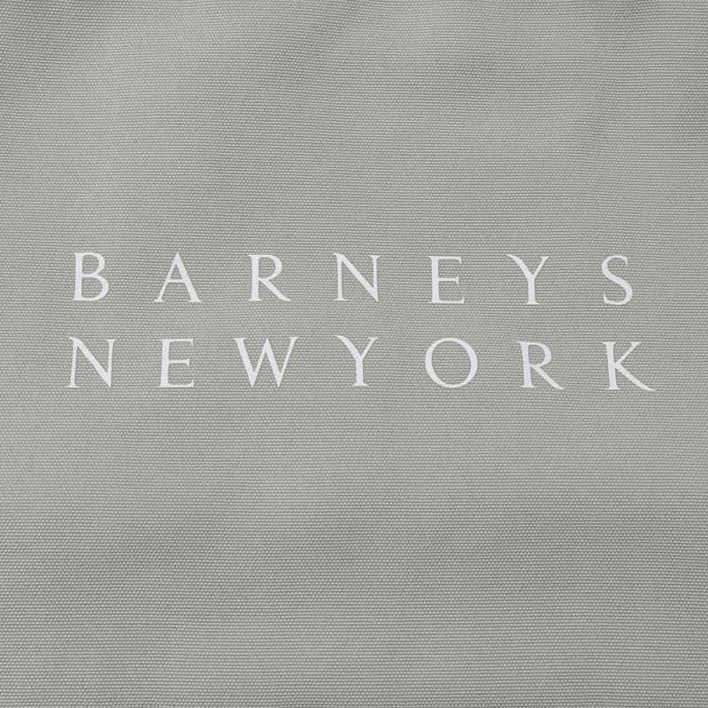BARNEYS NEW YORK ロゴ入り ラージトートバッグ GRAY